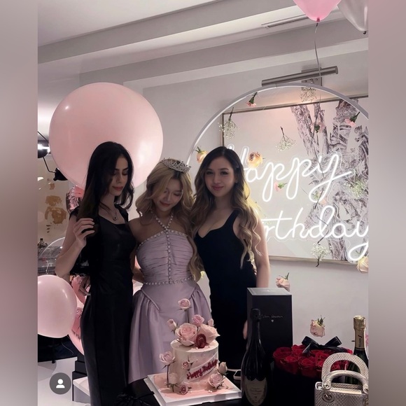 Self-portrait Crystal embellished halter neck mini dress lilac - Picture 7 of 9